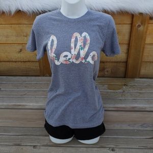 Floral Hello Tee